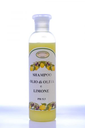 Shampoo all'olio di oliva e limone